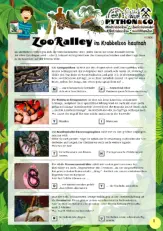 ZooRalley bei PYTHON&CO MiniKrabbelZoo